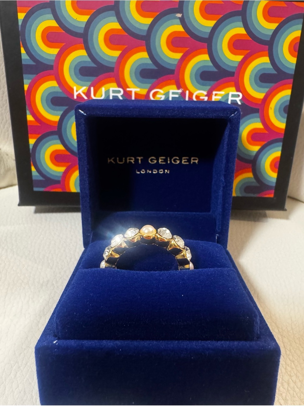 Kurt Geiger size 7 London Eternity Ring